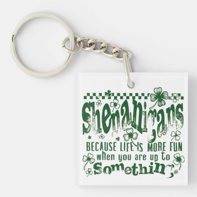 St. Patrick's Day Keychain (Front)