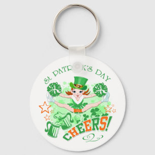 St Patrick's Day Keychain