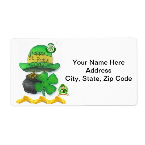 St Patricks Day Labels