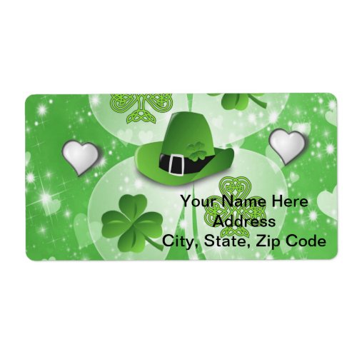 St Patricks Day Labels