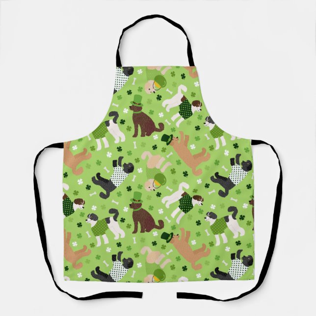 St. Patrick's Day Labradoodle / Goldendoodle Apron (Front)