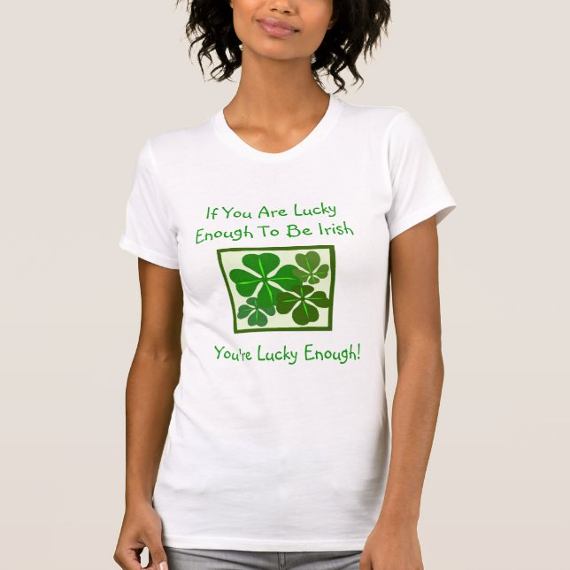 St Patrick's Day Ladies T-Shirt (Front)