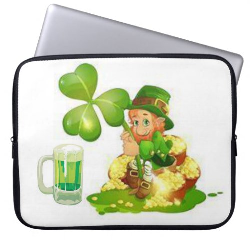 St Patricks Day Laptop Sleeve