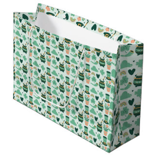 st patrick's day large gift bag