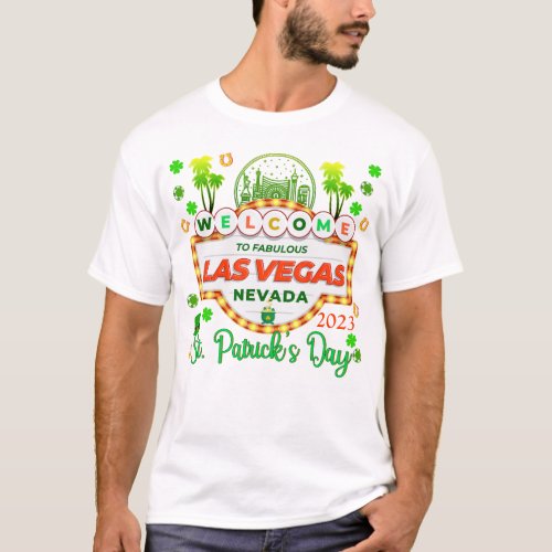 St Patricks Day Las Vegas Group Vacation Matching T_Shirt