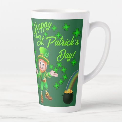 St Patricks Day Latte Mug