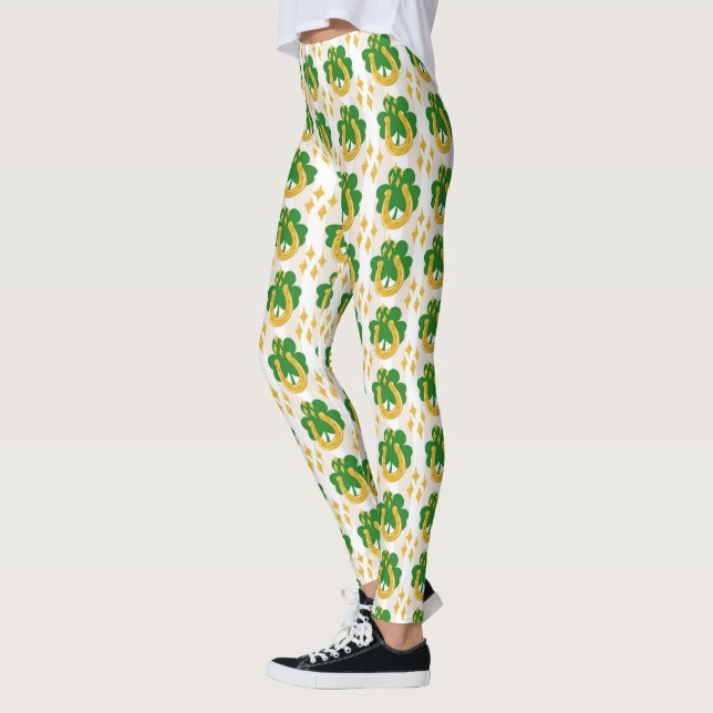 St. Patrick's Day Leggings (Left)