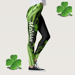 St Patrick&#39;s Day Leggings Saint Patrick Pants