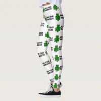 St Patricks Day Leggings Shake Your Shamrocks