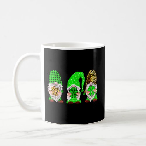St Patricks Day Leopard Gnomes Shenanigans Coffee Mug