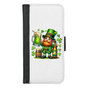 St. Patrick's Day Leprechaun Beer Design-65218 iPhone 8/7 Wallet Case