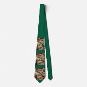 St Patrick's Day Leprechaun Cat  Neck Tie