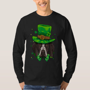 St Patrick's Day Leprechaun German Shorthaired Poi T-Shirt