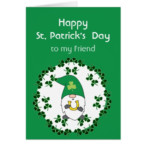 St Patricks Day Leprechaun Luck Custom Name
