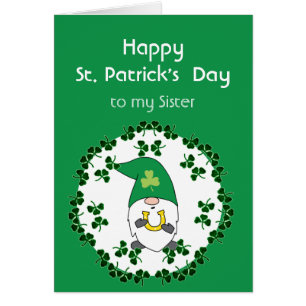 St. Patrick's Day Leprechaun Luck Custom or Doctor Cards