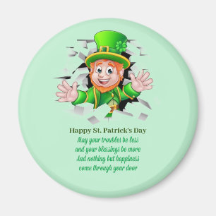 St. Patrick's day leprechaun Magnet