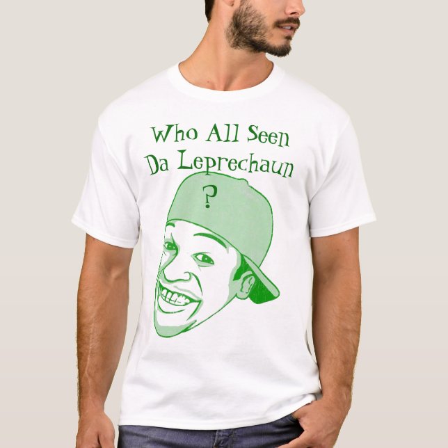 St. Patrick's Day : Leprechaun Mobile Alabama T-Shirt (Front)