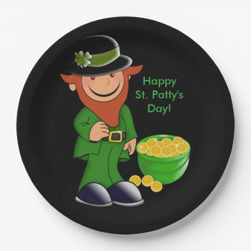 St Patricks Day Leprechaun Paper Plates 9