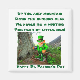 ST. PATRICK'S DAY LEPRECHAUN POEM magnet