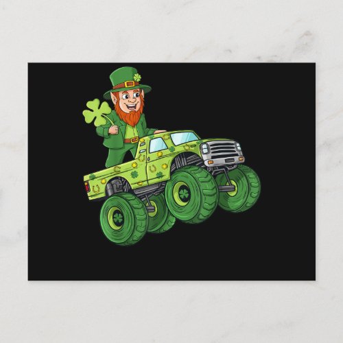 St Patricks Day Leprechaun Postcard