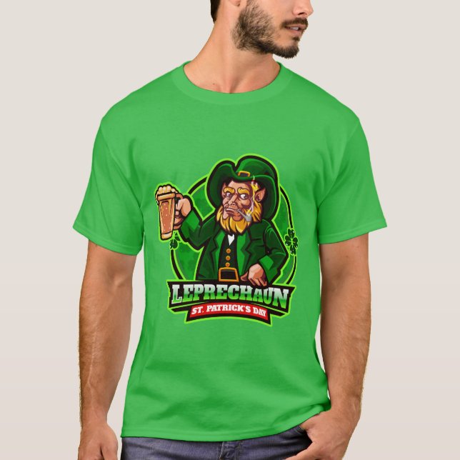 St. Patrick's Day Leprechaun T-Shirt (Front)