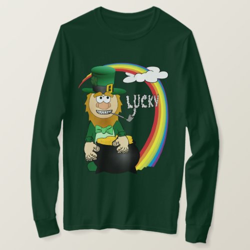 St. Patrick's Day Leprechaun T-Shirt - The luck of the Irish just in time for St. Patrick's Day.