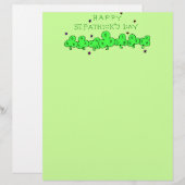 St. Patrick's Day Letterhead (Front/Back)