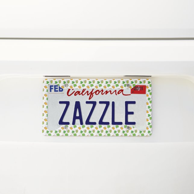 St. Patrick's Day License Plate Frame (On Car)