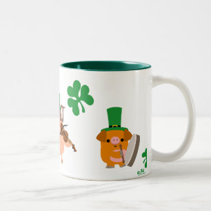 St Patrick's Day little musicians mug