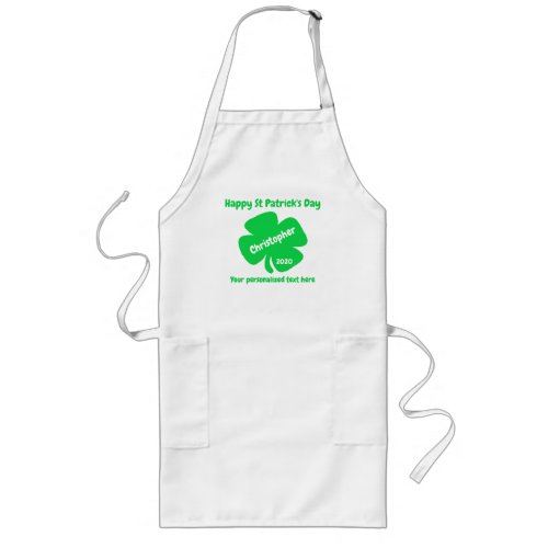 St Patricks Day Long Apron