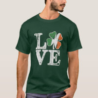 St Patricks Day Love Lucky Irish Shamrock Green