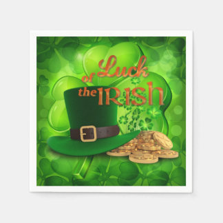 St. Patrick's Day - "Luck of the Irish" Napkins