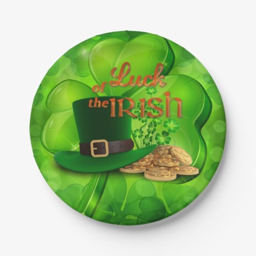 St Patricks Day _ Luck of the Irish Paper Plates
