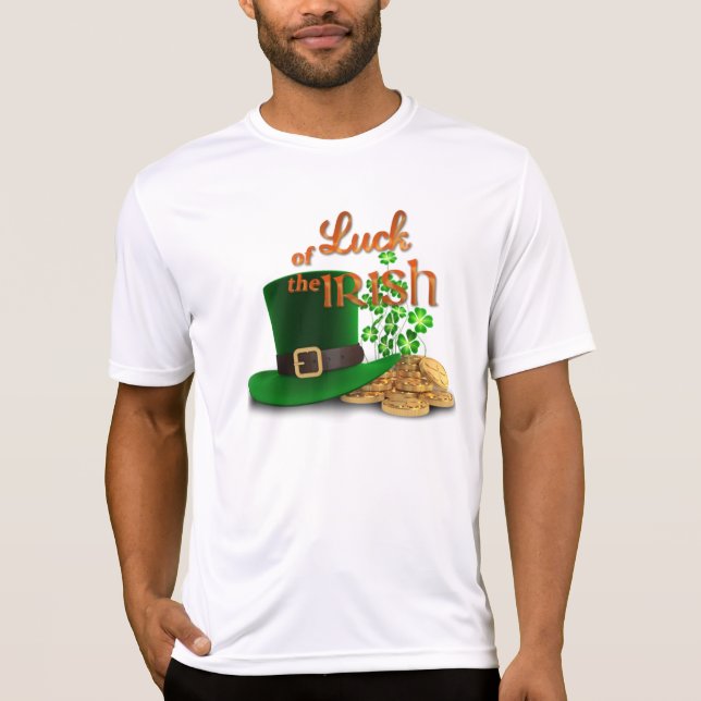 St. Patrick's Day - "Luck of the Irish" T-Shirt (Front)