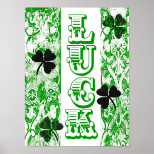 St. Patrick's Day Luck Poster
