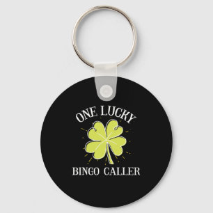 St Patricks Day Lucky Bingo Caller Gift Keychain