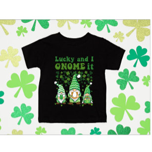 St. Patrick's day lucky gnome shamrock clover T-Shirt