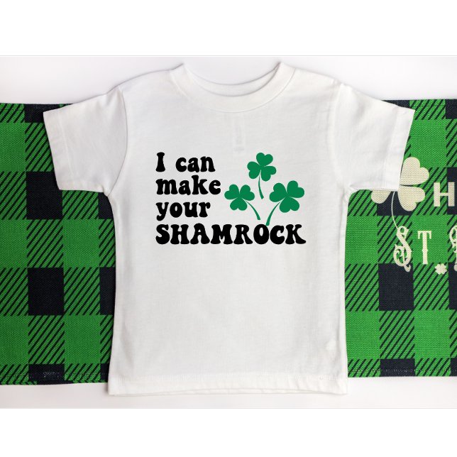 St Patrick's day lucky green clover irish shamrock T-Shirt (Creator Uploaded)