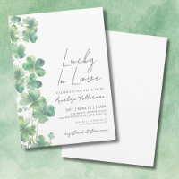St. Patrick's Day Lucky In Love Bridal Shower