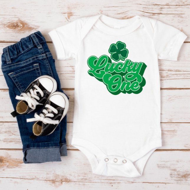St. Patrick's Day Lucky One Baby Bodysuit (Creator Uploaded)