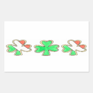 St. Patrick's Day Lucky Shamrock Clover Stickers