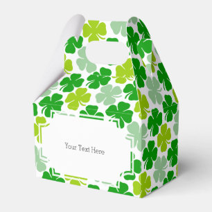 St. Patrick's Day Lucky Shamrock Favor Boxes