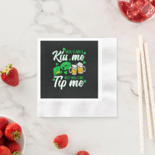 St Patrick's Day Lucky Shamrock  Napkins