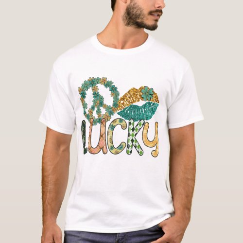 St Patricks Day Lucky T_Shirt