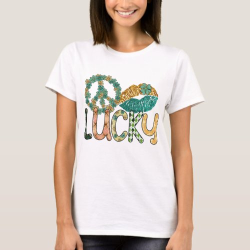 St Patricks Day Lucky T_Shirt