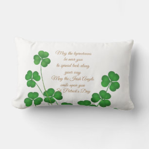 St. Patrick's Day Lumbar Pillow-May The Leprechaun Pillow