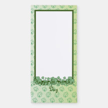 St. Patrick's Day Magnetic Notepad