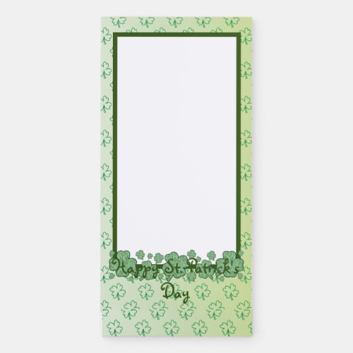 St Patricks Day Magnetic Notepad