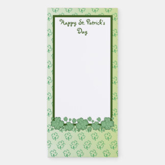 St. Patrick's Day Magnetic Notepad