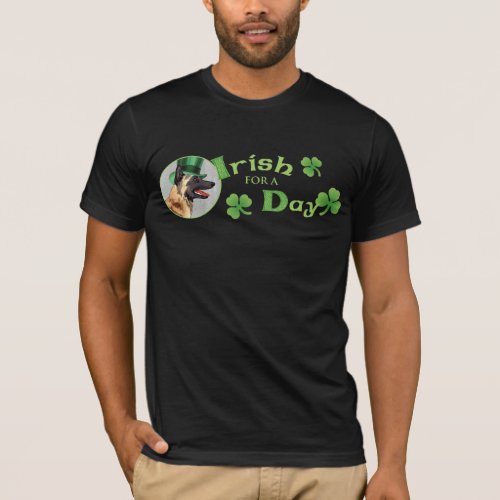 St Patricks Day Malinois T_Shirt